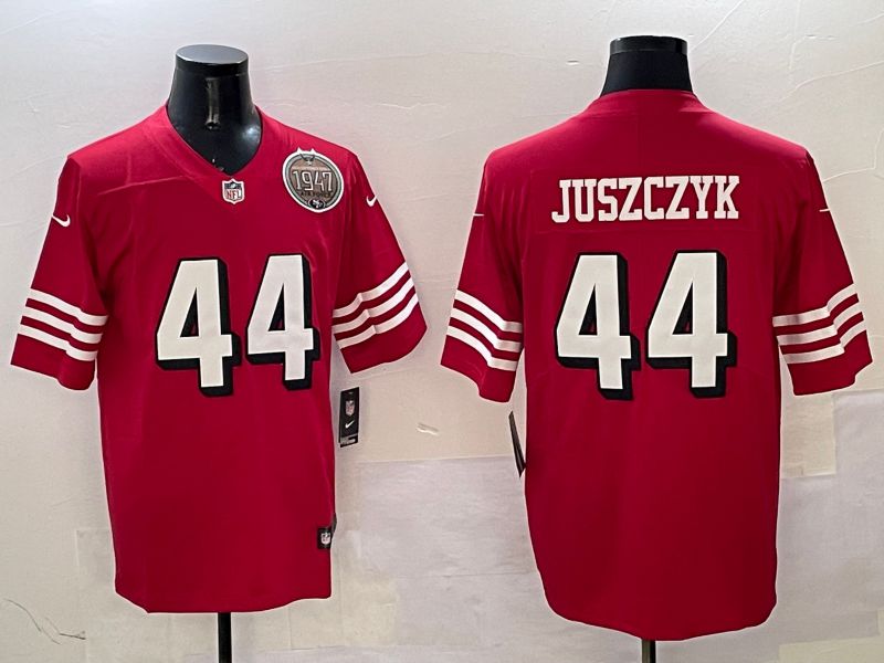 Men San Francisco 49ers #44 Juszczyk Red Second generation 2025 Nike Limited NFL Jersey style 2->san francisco 49ers->NFL Jersey